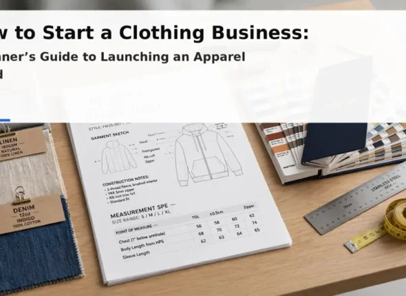 How to Start a Clothing Business_ Beginner’s Guide to Launching an Apparel Brand