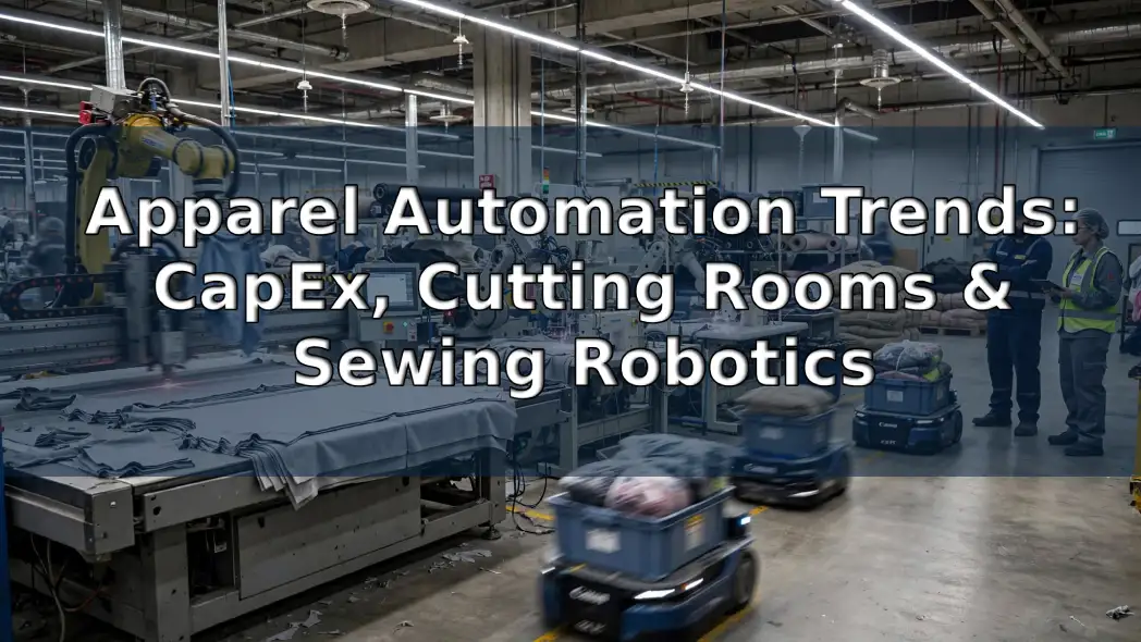 Apparel Automation Trends: CapEx, Cutting Rooms & Sewing Robotics